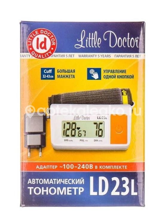 Изображение Тонометр ld - 23l автомат на плечо с адаптером ТОНОМЕТР LD - 23L АВТОМАТ НА ПЛЕЧО С АДАПТЕРОМ LITTLE DOCTOR INTERNATIONAL / ЛИТЛЛ
