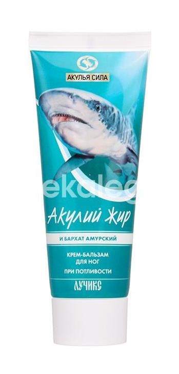 Акулий жир крем - бальзам для ног бархат амурский 75мл. Акулий жир крем - бальзам для ног бархат амурский 75мл. - 2