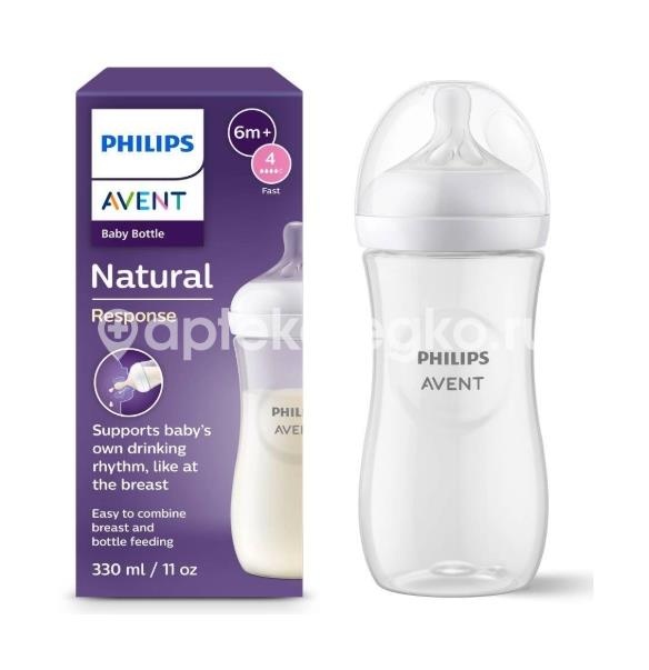 Изображение Авент бутылочка для кормления 330мл/natural response /scy906/01 АВЕНТ БУТЫЛОЧКА ДЛЯ КОРМЛЕНИЯ 330МЛ/NATURAL RESPONSE /SCY906/01 Cannon Rubber