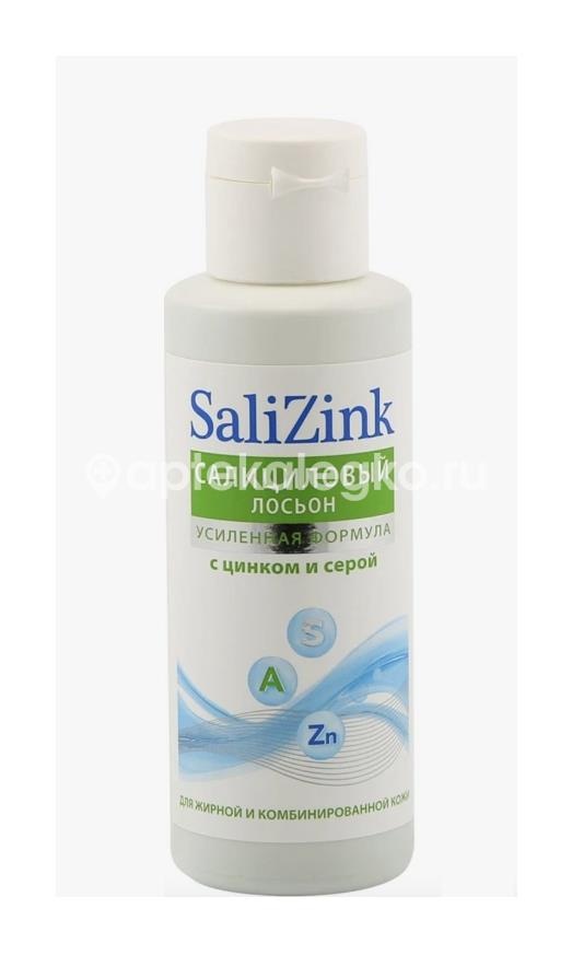 Салицинк лосьон с циком и серой для жирной и комбинированной кожи без спирта 100мл Салицинк лосьон с циком и серой для жирной и комбинированной кожи без спирта 100мл - 2