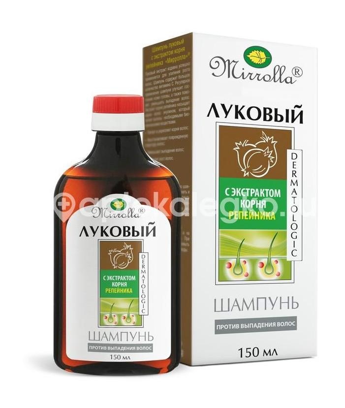 Мирролла луковый шампунь репейный 150мл. Мирролла луковый шампунь репейный 150мл. - 1
