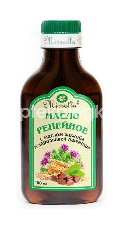 Мирролла масло репейное с маслом жожоба и зародышей пшеницы 100мл Мирролла масло репейное с маслом жожоба и зародышей пшеницы 100мл - 1