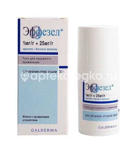 Эффезел 1мг/г + 25мг/г 30г гель Эффезел 1мг/г + 25мг/г 30г гель - 2