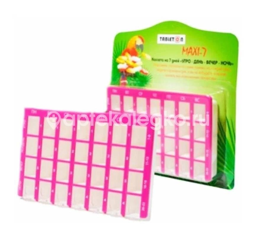 Изображение Таблетон макси - 7 контейнер на 7 дней 4 приема ТАБЛЕТОН МАКСИ - 7 КОНТЕЙНЕР НА 7 ДНЕЙ 4 ПРИЕМА EL-COMP CEZARY KOSTUCH PL