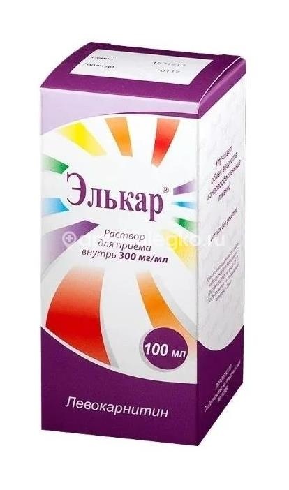 Изображение Элькар 20% 100мл. №1 р - р для приема внутрь фл. ЭЛЬКАР 20% 100МЛ. №1 Р - Р ДЛЯ ПРИЕМА ВНУТРЬ ФЛ. Пик-фарма ООО/Корпорация Олифен ЗАО