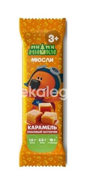 Ми - ми - мишки батончик злаковый карамель 24г. Ми - ми - мишки батончик злаковый карамель 24г. - 1