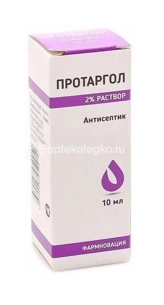 Изображение Протаргол 2% 10мл. р - р для мест. прим. фл - кап. ПРОТАРГОЛ 2% 10МЛ. Р - Р ДЛЯ МЕСТ. ПРИМ. ФЛ - КАП. ТВЕРСКАЯ ФАРМ. ФАБРИКА