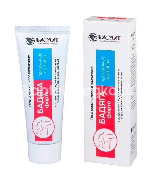 Биолит бадяга форте гель 75мл. Биолит бадяга форте гель 75мл. - 1