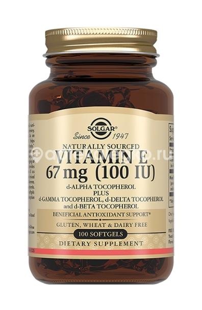 Изображение Солгар витамин е 100ме капсулы 100 шт. СОЛГАР ВИТАМИН Е 100МЕ КАПСУЛЫ 100 ШТ. SOLGAR VITAMIN AND HERB