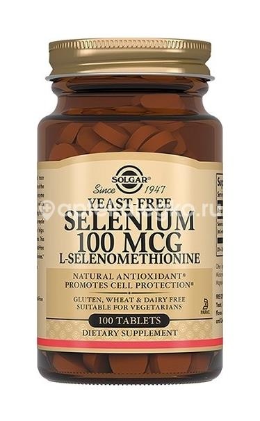 Солгар селен 100мкг 100шт. таблетки Солгар селен 100мкг 100шт. таблетки - 1