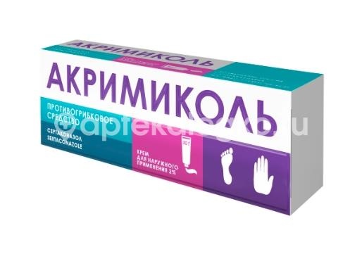 Акримиколь 2% 1шт. крем для наружного применения 30г. туба Акримиколь 2% 1шт. крем для наружного применения 30г. туба - 4