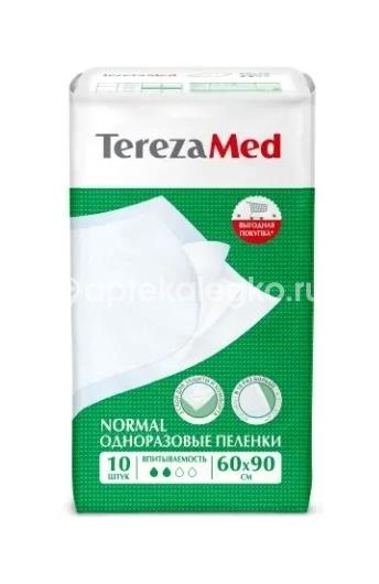 Terezamed пеленки normal 60х90см 10шт. Terezamed пеленки normal 60х90см 10шт. - 2