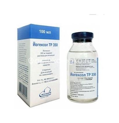 Изображение Йогексол тр 350мг. йода/мл. 100мл. 1 шт флакон раствор для инъекций /мосфарм/тиарекс/ ЙОГЕКСОЛ ТР 350МГ. ЙОДА/МЛ. 100МЛ. 1 ШТ ФЛАКОН РАСТВОР ДЛЯ ИНЪЕКЦИЙ /МОСФАРМ/ТИАРЕКС/ МОСФАРМ ОАО