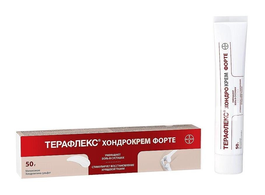 Терафлекс хондрокрем 1% + 5% крем 50г. Терафлекс хондрокрем 1% + 5% крем 50г. - 3