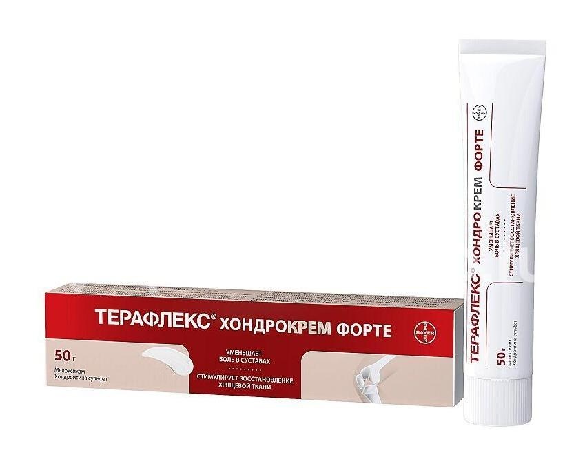 Терафлекс хондрокрем 1% + 5% крем 50г. Терафлекс хондрокрем 1% + 5% крем 50г. - 4