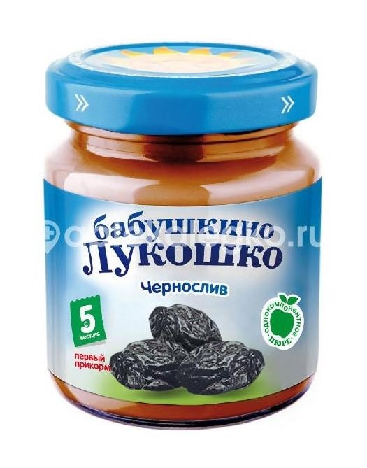 Изображение Б.лукошко пюре 100г. чернослив Б.ЛУКОШКО ПЮРЕ 100Г. ЧЕРНОСЛИВ ФАУСТОВО ГУП МО