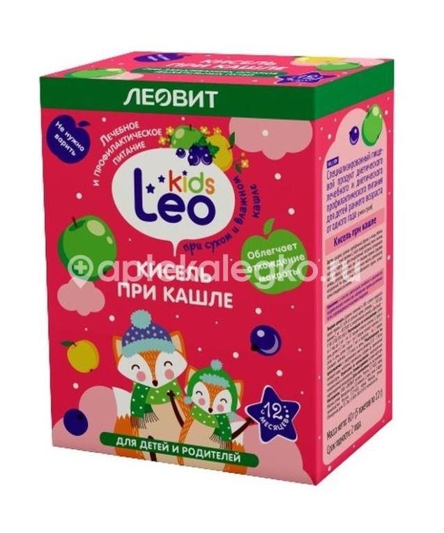 Изображение Леовит leo kids кисель для дет. при кашле 12г №5 ЛЕОВИТ LEO KIDS КИСЕЛЬ ДЛЯ ДЕТ. ПРИ КАШЛЕ 12Г №5 ЛЕОВИТ