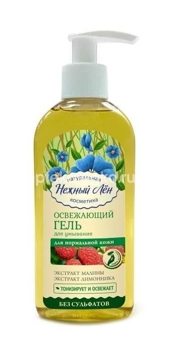 Нежный лен гель анти - акне для проб. кожи 200мл. Нежный лен гель анти - акне для проб. кожи 200мл. - 1