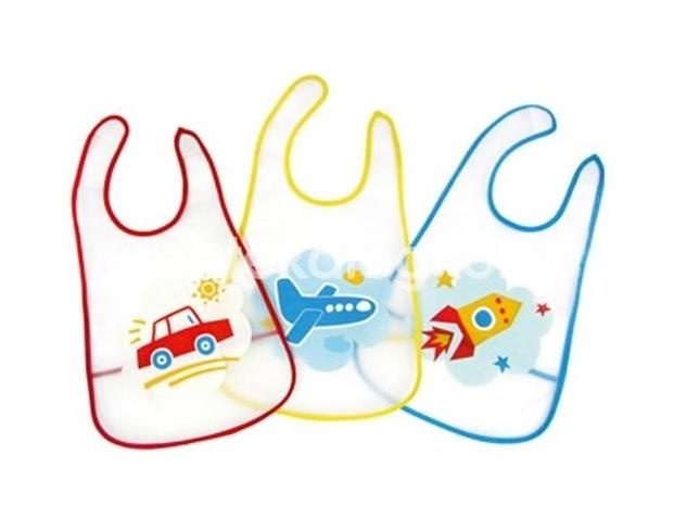 Пома слюнявчик клеенчатый на липучке больш. карман /арт.2216/ Пома слюнявчик клеенчатый на липучке больш. карман /арт.2216/ - 1