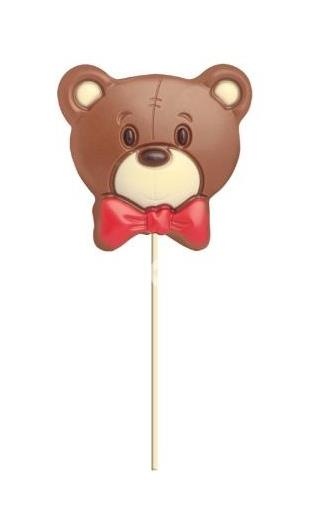 Изображение Шоколад молочный  на палочке мишка 24г. ШОКОЛАД МОЛОЧНЫЙ  НА ПАЛОЧКЕ МИШКА 24Г. МОК-ПРОИЗВОДСТВО ООО