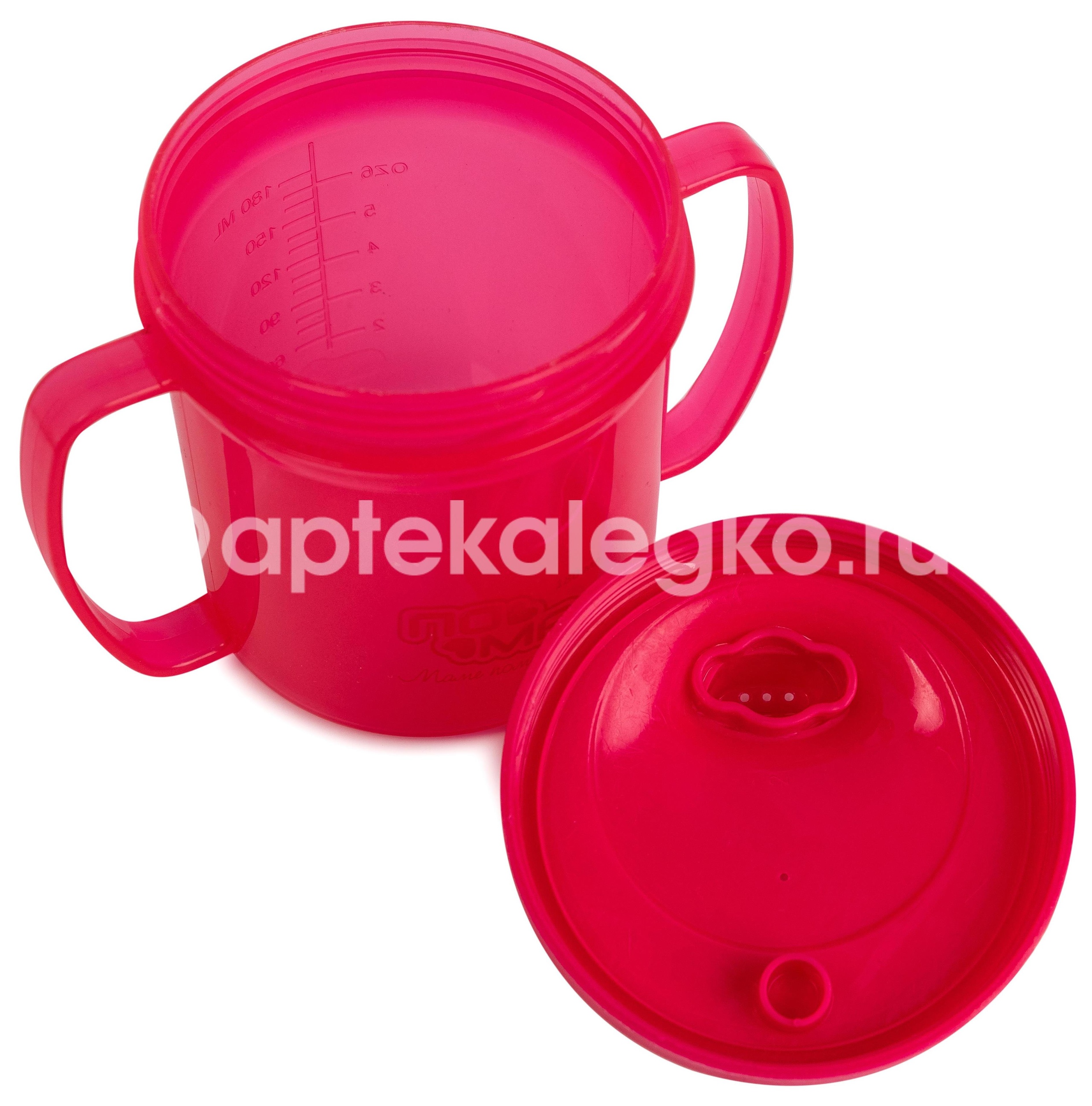 Пома поильник с ручками 180мл. 6 + /арт.1714/ Пома поильник с ручками 180мл. 6 + /арт.1714/ - 4