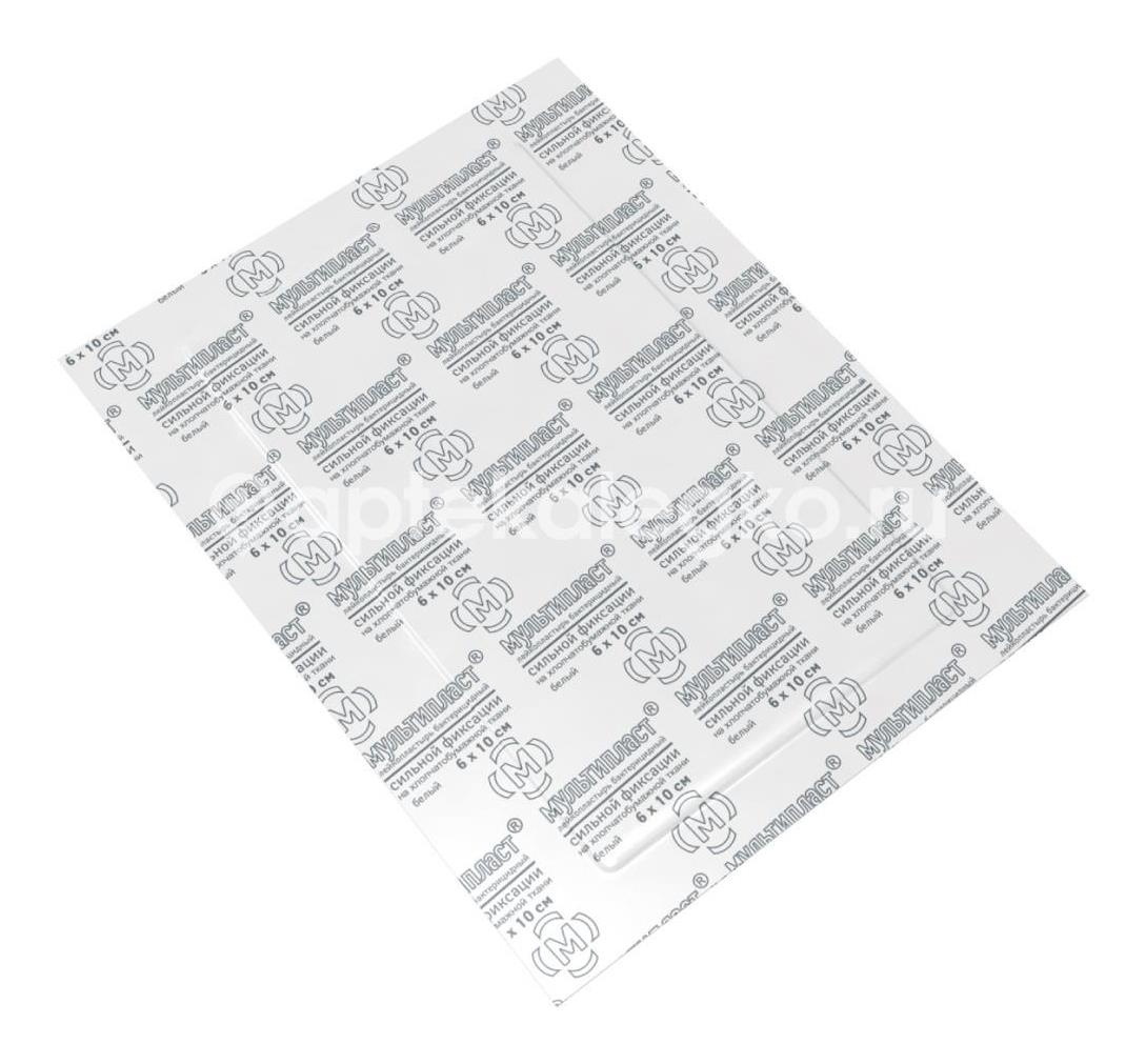 Мультипласт лейкопластырь бактерицидный 6х10 №1 Мультипласт лейкопластырь бактерицидный 6х10 №1 - 1