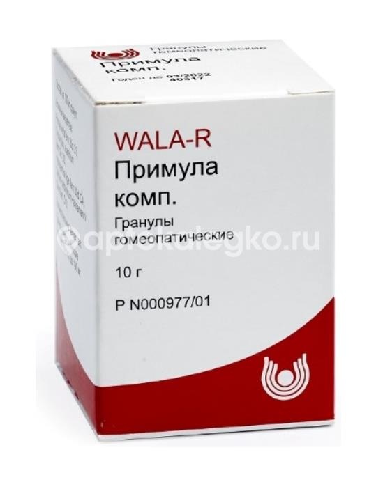 Изображение Примула комп 10г 1 шт фл. гран. гомеопат. ПРИМУЛА КОМП 10Г 1 ШТ ФЛ. ГРАН. ГОМЕОПАТ. ВАЛА-Р