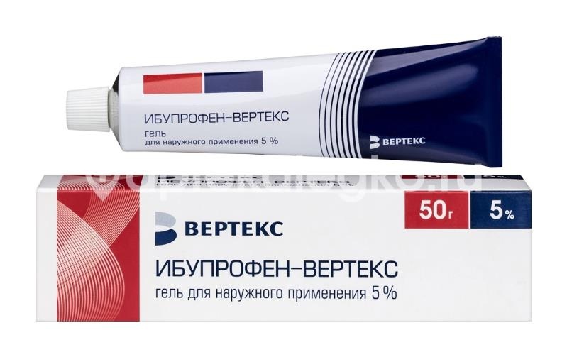 Ибупрофен-верте 5% 1шт. гель для наружного применения 50г. Ибупрофен-верте 5% 1шт. гель для наружного применения 50г. - 6