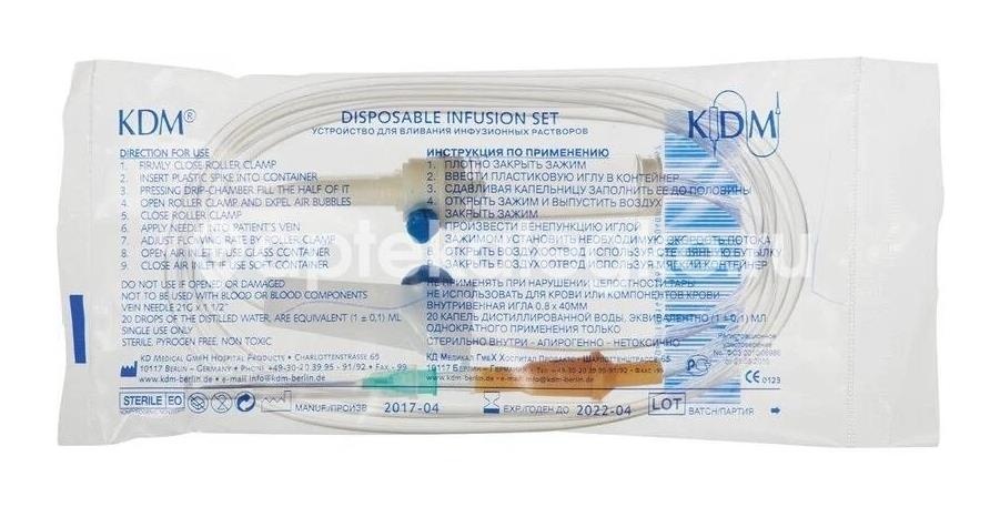 Изображение Kdm система для инф р - ров 150см пласт/игла 0,8х40мм №1 /кд медикал (kd medical )/ KDM СИСТЕМА ДЛЯ ИНФ Р - РОВ 150СМ ПЛАСТ/ИГЛА 0,8Х40ММ №1 /КД МЕДИКАЛ (KD MEDICAL )/ КД Медикал (KD MEDICAL )