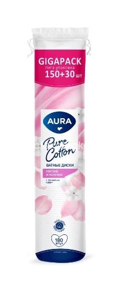 Aura ватные диски 180шт. Aura ватные диски 180шт. - 1