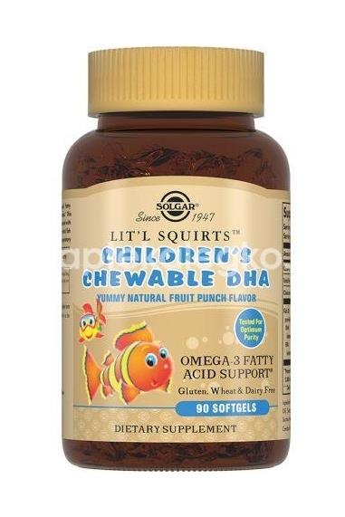 Солгар золотые рыбки 90шт таблетки жевательные Солгар золотые рыбки 90шт таблетки жевательные - 1