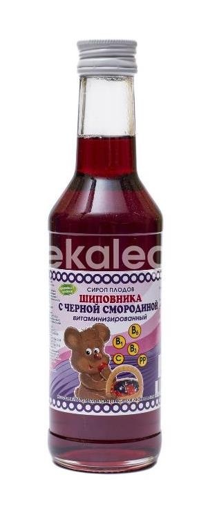 Сироп шиповника + черная смородина 250мл. Сироп шиповника + черная смородина 250мл. - 1