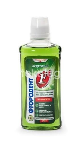 Фтородент ополаск. кедровый 275мл. Фтородент ополаск. кедровый 275мл. - 1