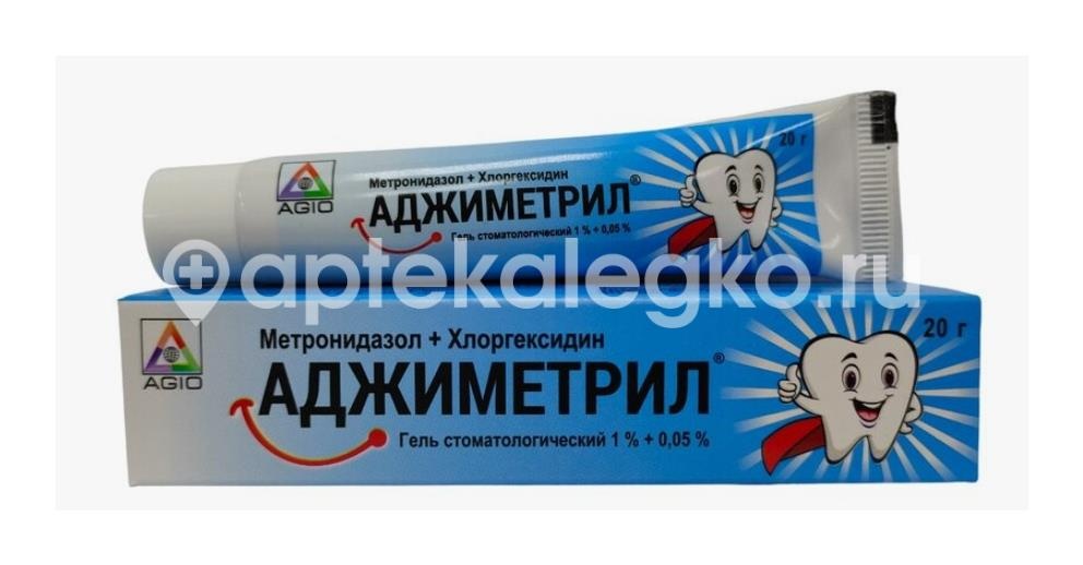 Изображение Аджиметрил 20г. стоматологический гель АДЖИМЕТРИЛ 20Г. СТОМАТОЛОГИЧЕСКИЙ ГЕЛЬ Аджио Фармацевтикалз Лтд (AGIO )
