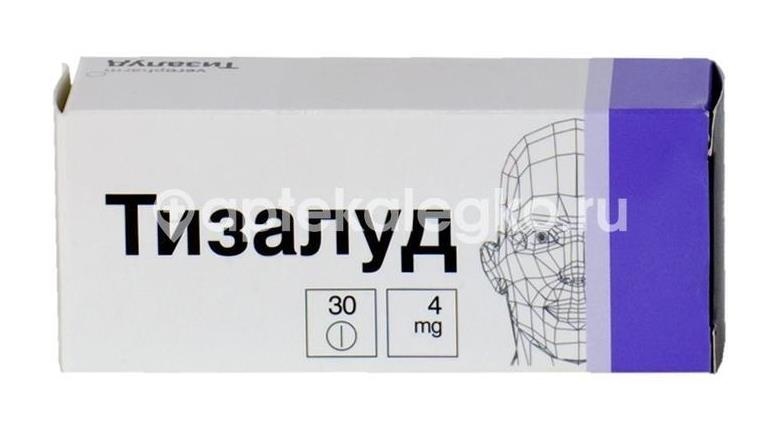 Тизалуд 4мг. 30шт. таблетки Тизалуд 4мг. 30шт. таблетки - 1