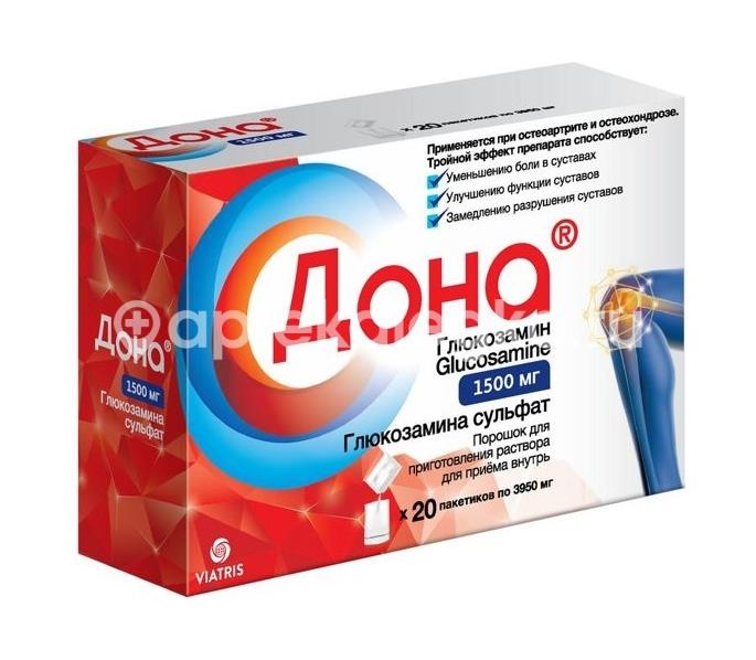 Дона 1500мг. 20шт. порошок пакет Дона 1500мг. 20шт. порошок пакет - 3