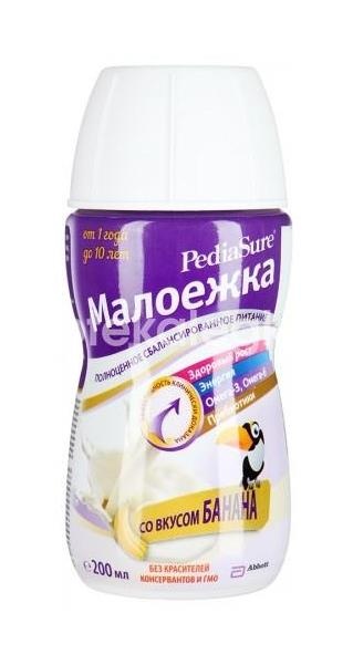 Изображение Педиашур малоежка банан 1ккал/мл. 200мл. №1 для энтерального питания  фл. ПЕДИАШУР МАЛОЕЖКА БАНАН 1ККАЛ/МЛ. 200МЛ. №1 ДЛЯ ЭНТЕРАЛЬНОГО ПИТАНИЯ  ФЛ. ABBOTT LABORATORIES LTD ( ЭББОТТ )