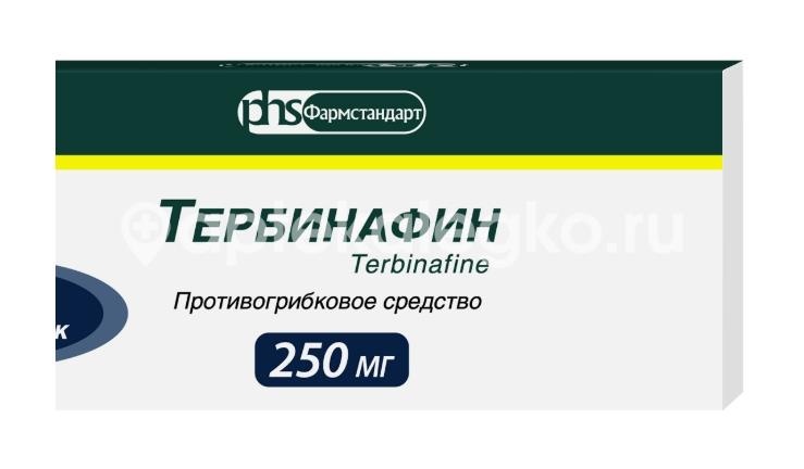 Изображение Тербинафин 250мг 28шт. таблетки /фармстандарт/ ТЕРБИНАФИН 250МГ 28шт. таблетки /ФАРМСТАНДАРТ/ ФАРМСТАНДАРТ ЛЕКСРЕДСТВА ОАО