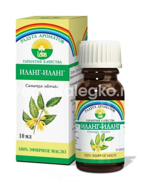 Лекус масло иланг - иланга 10мл. эфирное фл. Лекус масло иланг - иланга 10мл. эфирное фл. - 1