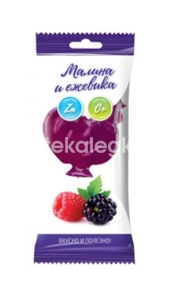 Петушок карамель с цинком + вит.с со вкусом малина + ежевика 17г Петушок карамель с цинком + вит.с со вкусом малина + ежевика 17г - 1