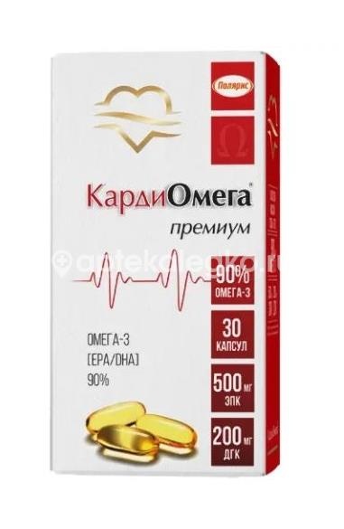 Омега-3 90% 1300мг 30шт капсулы Омега-3 90% 1300мг 30шт капсулы - 1