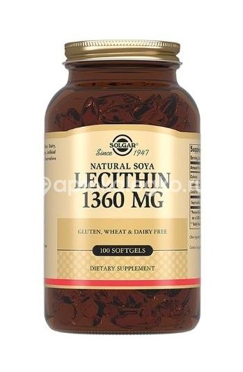 Изображение Солгар натуральный соевый лецитин 100 шт капсулы СОЛГАР НАТУРАЛЬНЫЙ СОЕВЫЙ ЛЕЦИТИН 100 ШТ КАПСУЛЫ SOLGAR VITAMIN AND HERB