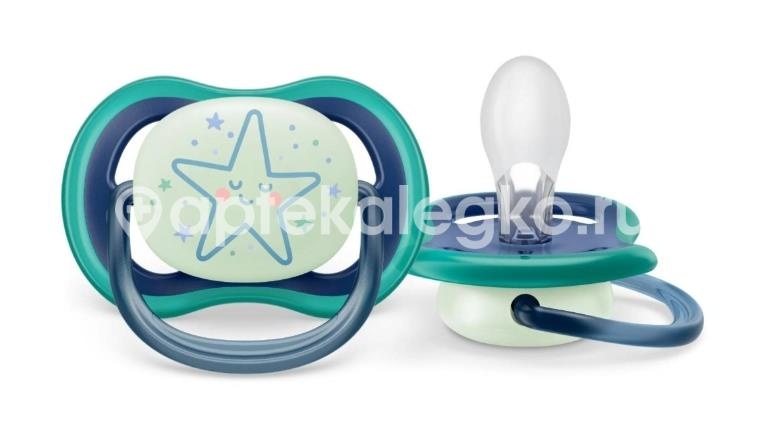 Авент соска-пустышка силик ultra air night 6-18мес n2 /scf376/13 Авент соска-пустышка силик ultra air night 6-18мес n2 /scf376/13 - 2