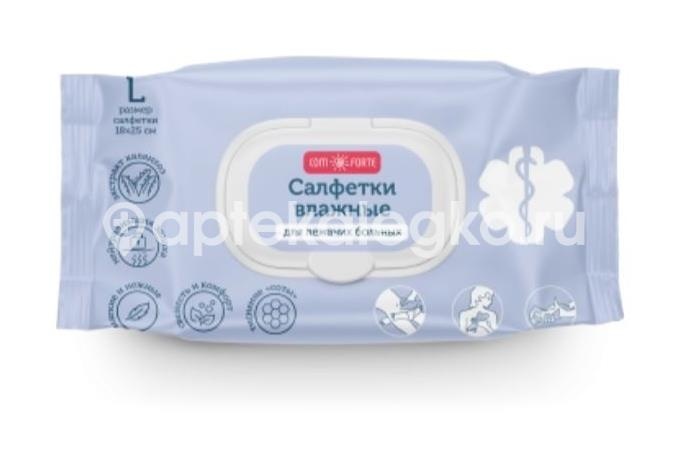 Comforte салфетки влажные для ухода за лежачими больными l 60 шт Comforte салфетки влажные для ухода за лежачими больными l 60 шт - 1