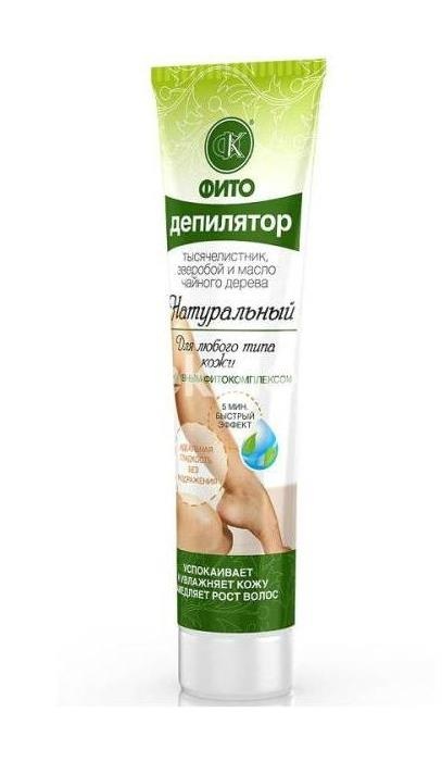 Фитодепилятор для всех типов кожи тысячел. + зверобой + чайн.дерево 100мл. Фитодепилятор для всех типов кожи тысячел. + зверобой + чайн.дерево 100мл. - 1