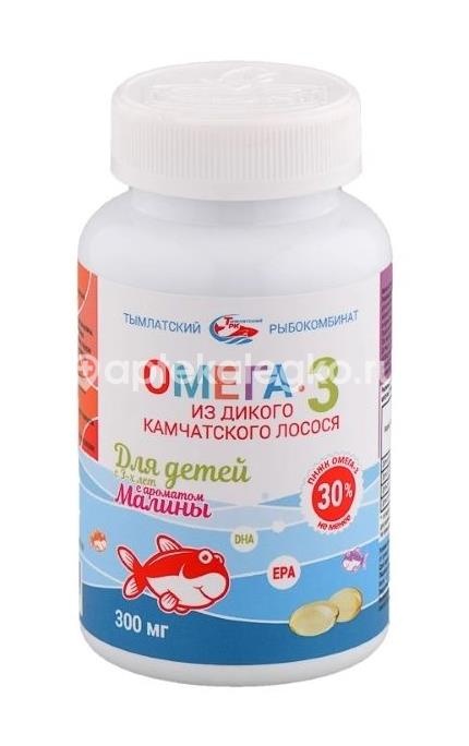 Salmoniсa омега-3 из дикого камчатского лосося для детей со вкусом малины 250 шт капсулы Salmoniсa омега-3 из дикого камчатского лосося для детей со вкусом малины 250 шт капсулы - 1