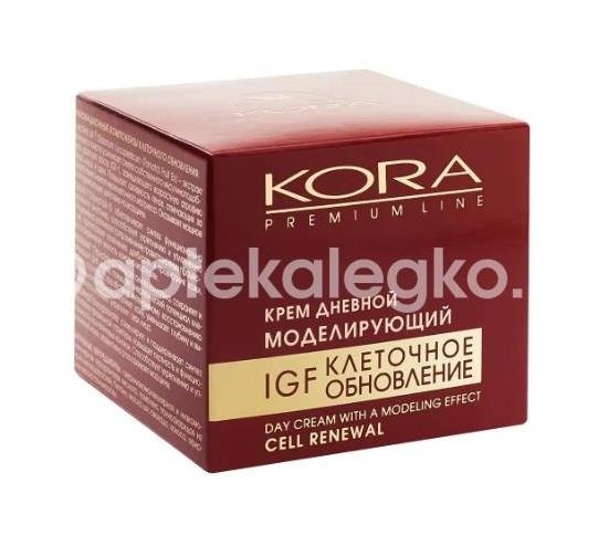 Изображение Кора крем дневной моделирующий 50мл. КОРА КРЕМ ДНЕВНОЙ МОДЕЛИРУЮЩИЙ 50МЛ. КОРА ООО