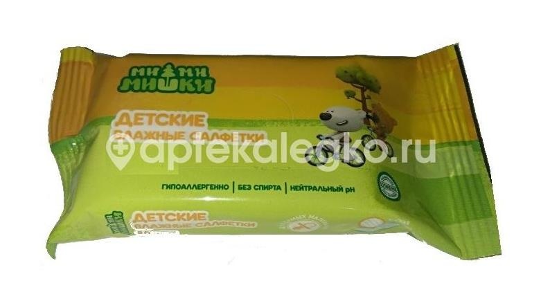 Ми - ми - мишки салфетки влажн. а/бактер. №60 Ми - ми - мишки салфетки влажн. а/бактер. №60 - 1