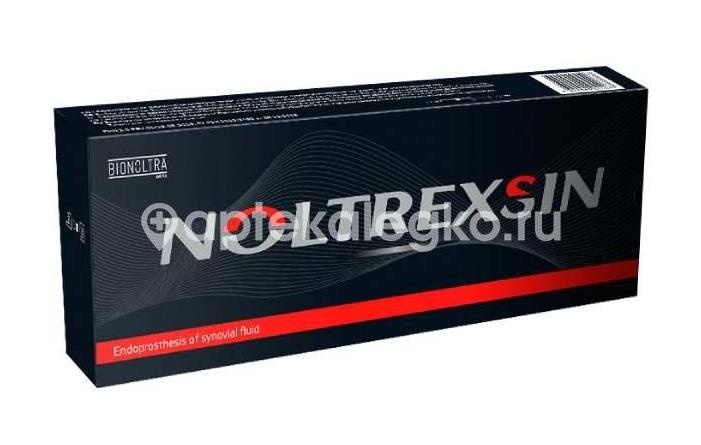 Изображение Нолтрексин 2,5мл. №1 эндопротез синовиальной жидкости шприц НОЛТРЕКСИН 2,5МЛ. №1 ЭНДОПРОТЕЗ СИНОВИАЛЬНОЙ ЖИДКОСТИ ШПРИЦ БИОНОЛТРА АО