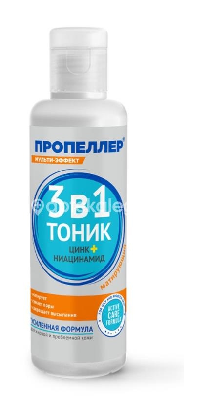 Изображение Пропеллер тоник матирующий 3в1 100мл Пропеллер тоник матирующий 3в1 100мл Народные промыслы ООО